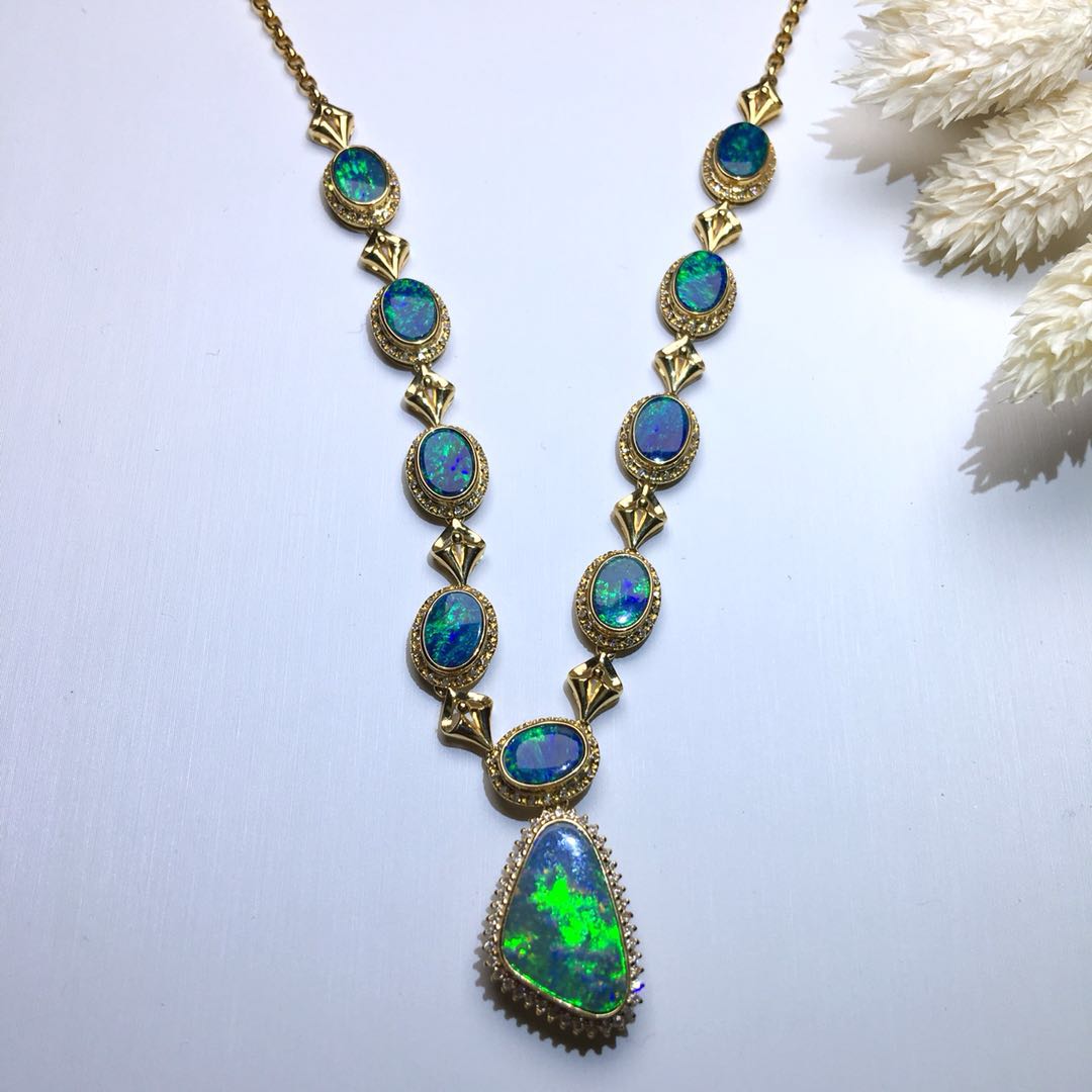 【30133】欧泊项链