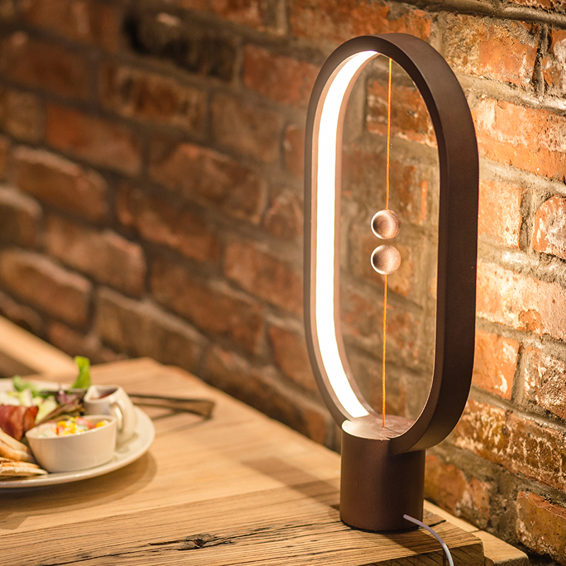 木质款丨 Heng Balance红点奖lamp衡灯创意磁