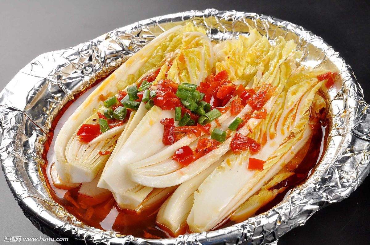 锡纸娃娃菜
