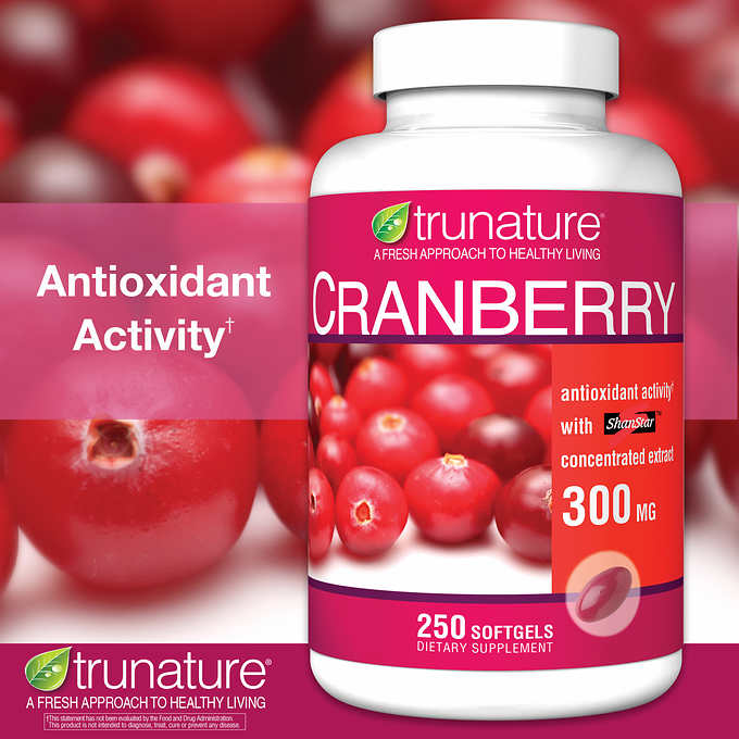 trunature蔓越莓精华胶囊250粒