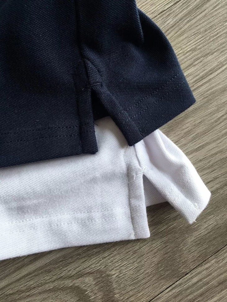 下摆开叉 套结加固