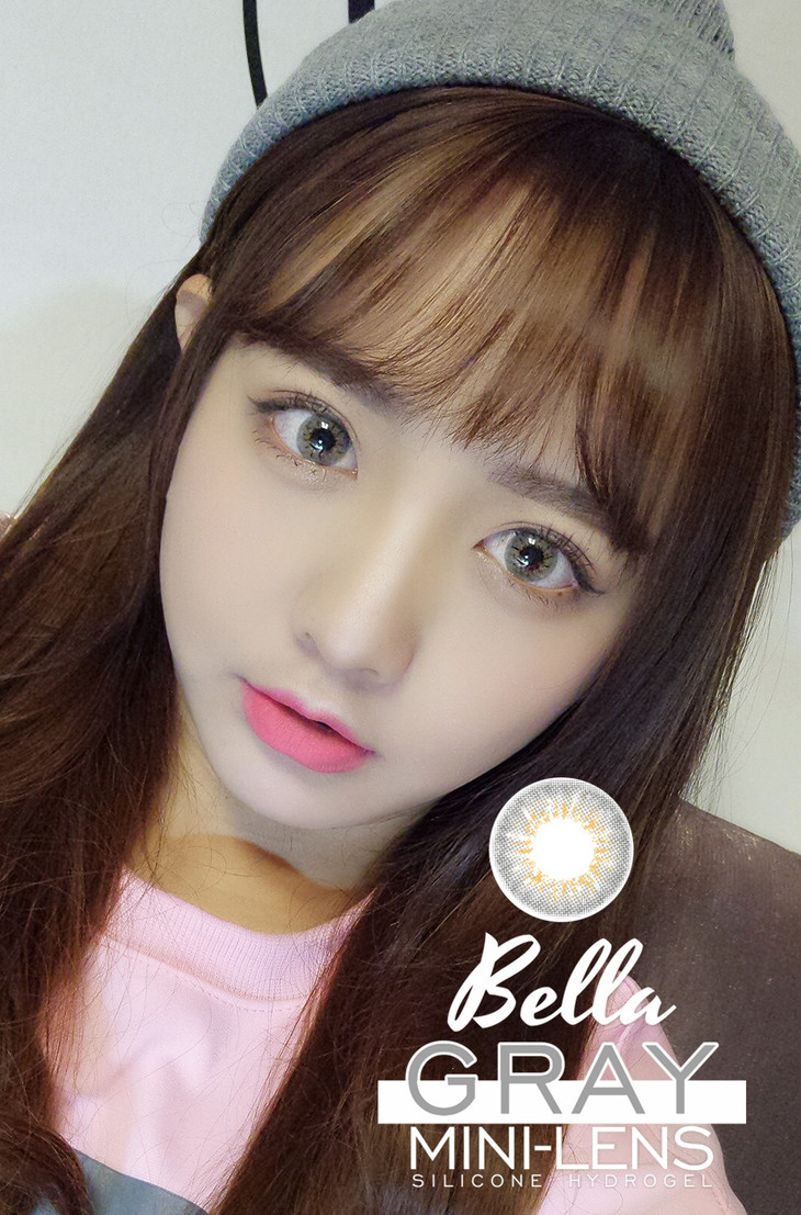 mini-lens 硅水凝胶 bella贝拉灰色14.2 - 安妮正品美瞳