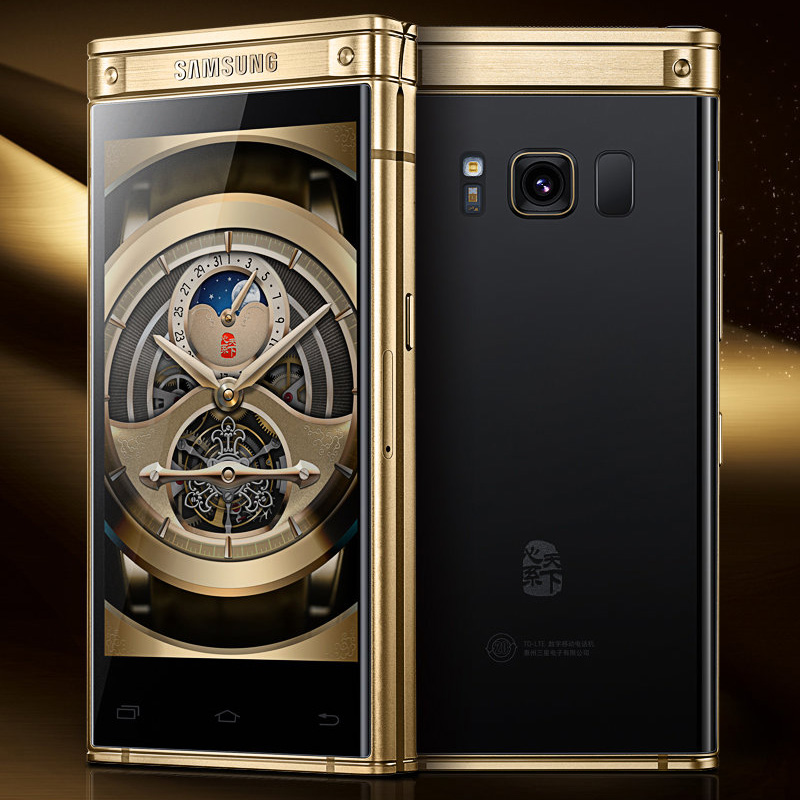 三星(samsung)w2018 移动联通电信4g 翻盖智能商务智能手机 至尊版