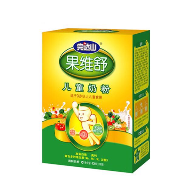 完达山果维舒儿童配方奶粉 400g/盒