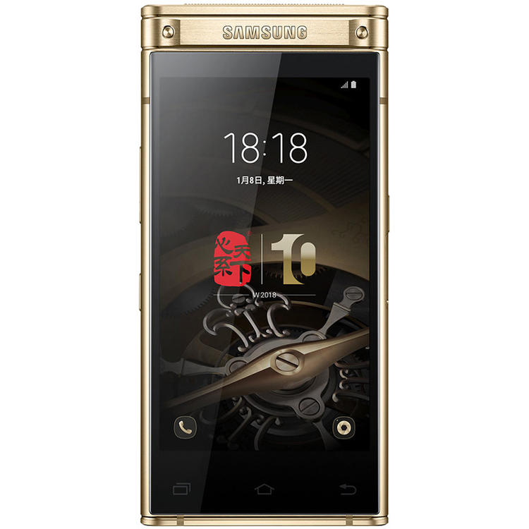 三星(samsung)w2018 移动联通电信4g 翻盖智能商务智能手机 至尊版 64gb顺丰