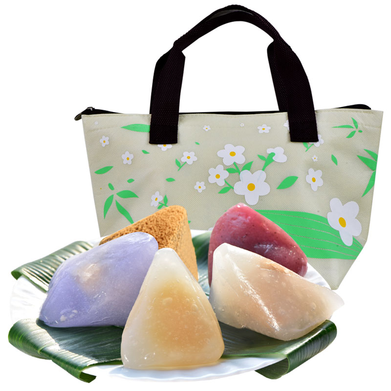 毛老爹 台湾进口冰粽 端午节礼品 50g*10水晶粽 麻薯 冰粽 粽子礼盒