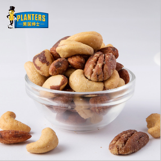 【进口零食】美国进口绅士牌planters精选大罐混合腰果果干零食坚果96
