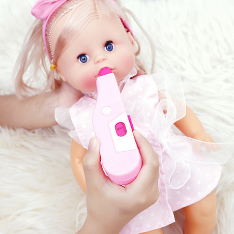 智能仿真婴儿洋娃娃打针喝水睡眠宝宝女童过家家玩具