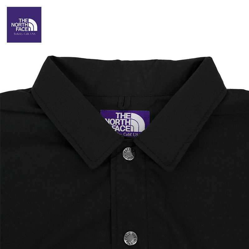 the north face紫标日本线 18春夏新款衬衫夹克 黑色