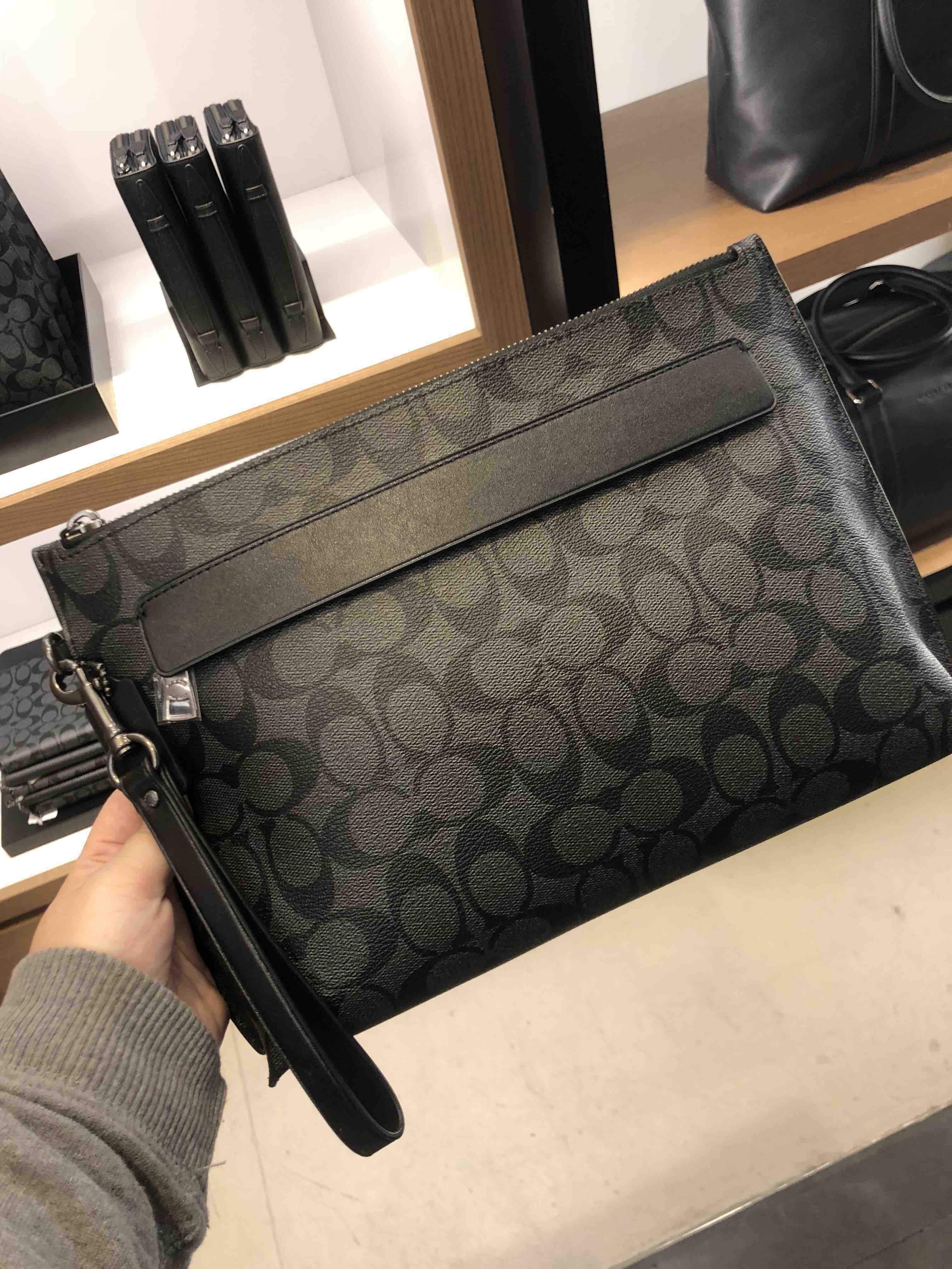 coach男士大手拿包