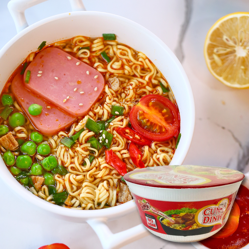 越南进口 麦可面红烧牛肉风味方便面 泡面汤面