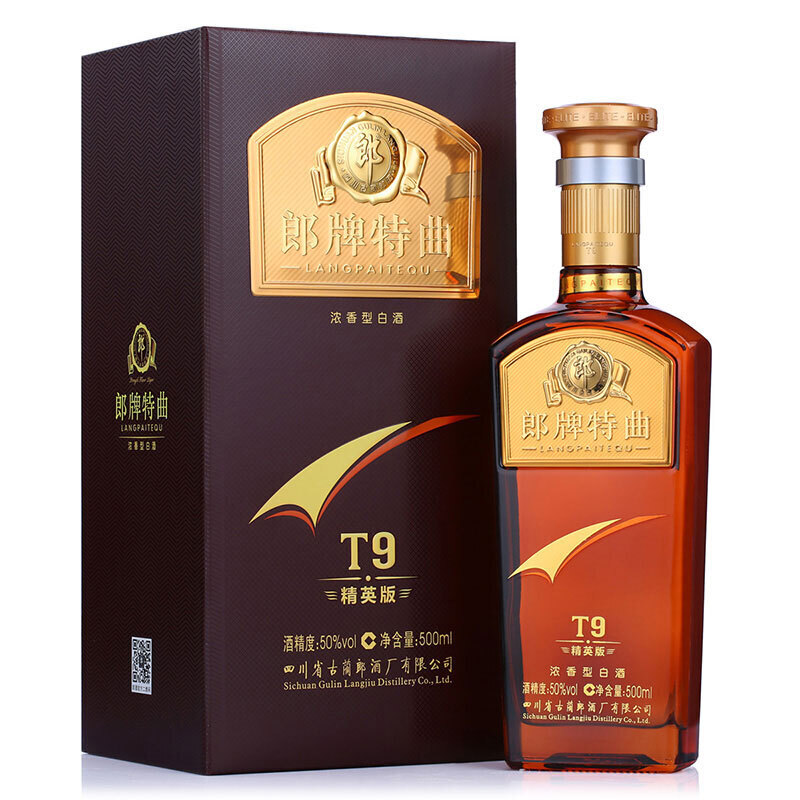 郎酒 郎牌特曲 50度 500ml*6 t9精英版 濃香型 整箱裝 白酒