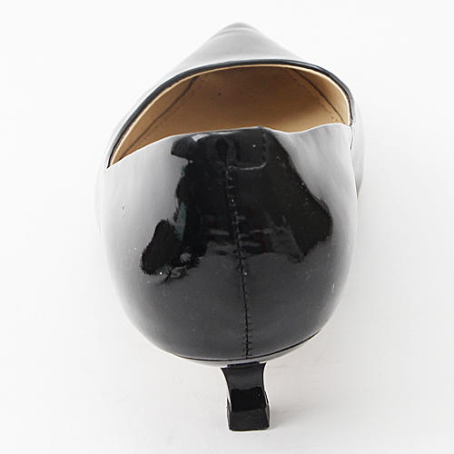 思加图39码黑色漆皮胎牛皮革真皮鞋女9UK01DU1 C45 商品图2