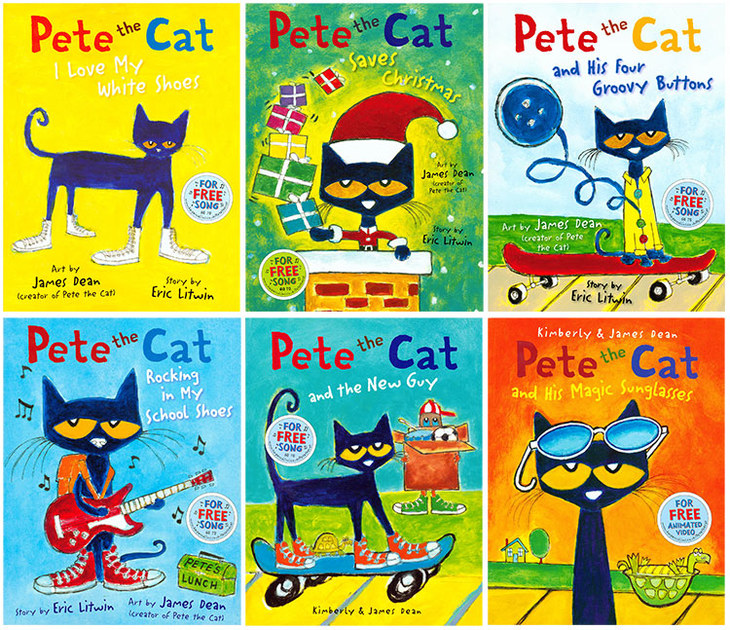 皮特猫绘本系列petethecat给孩子的情商启蒙绘本6册