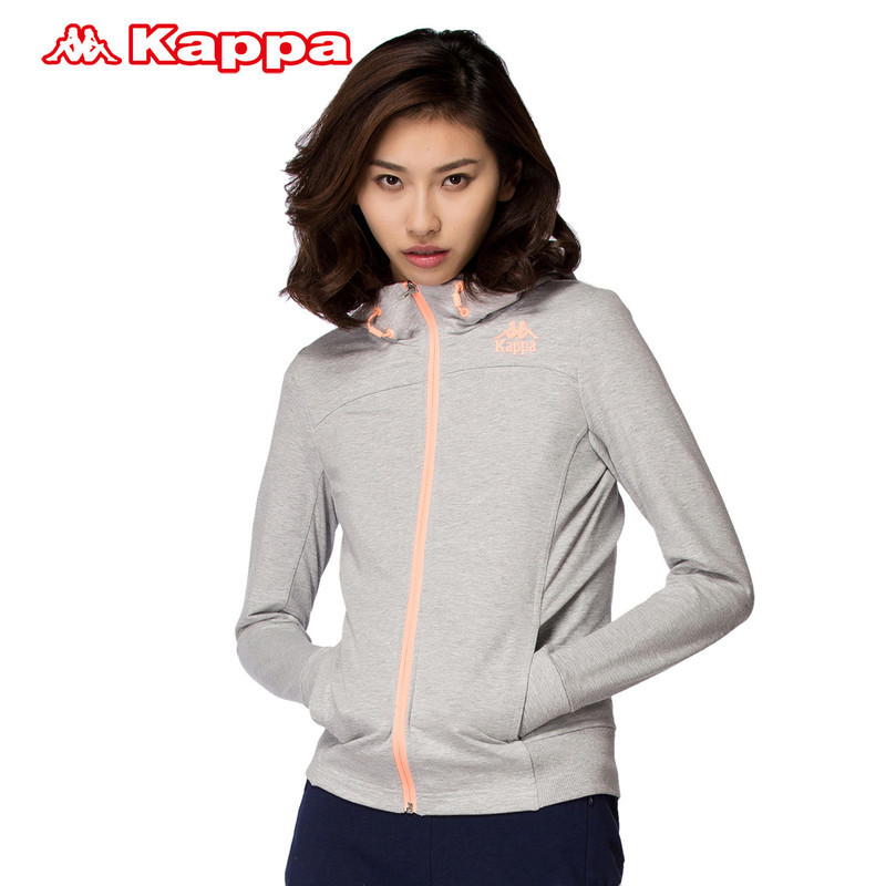 【kappa】kappa卡帕女运动卫衣 春季运动服上衣 背靠背官方女运动外套
