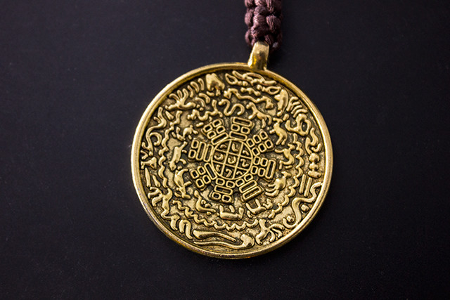 【祈福加持】藏传佛教九宫牌 十二生肖咒牌 辟邪保平安挂件