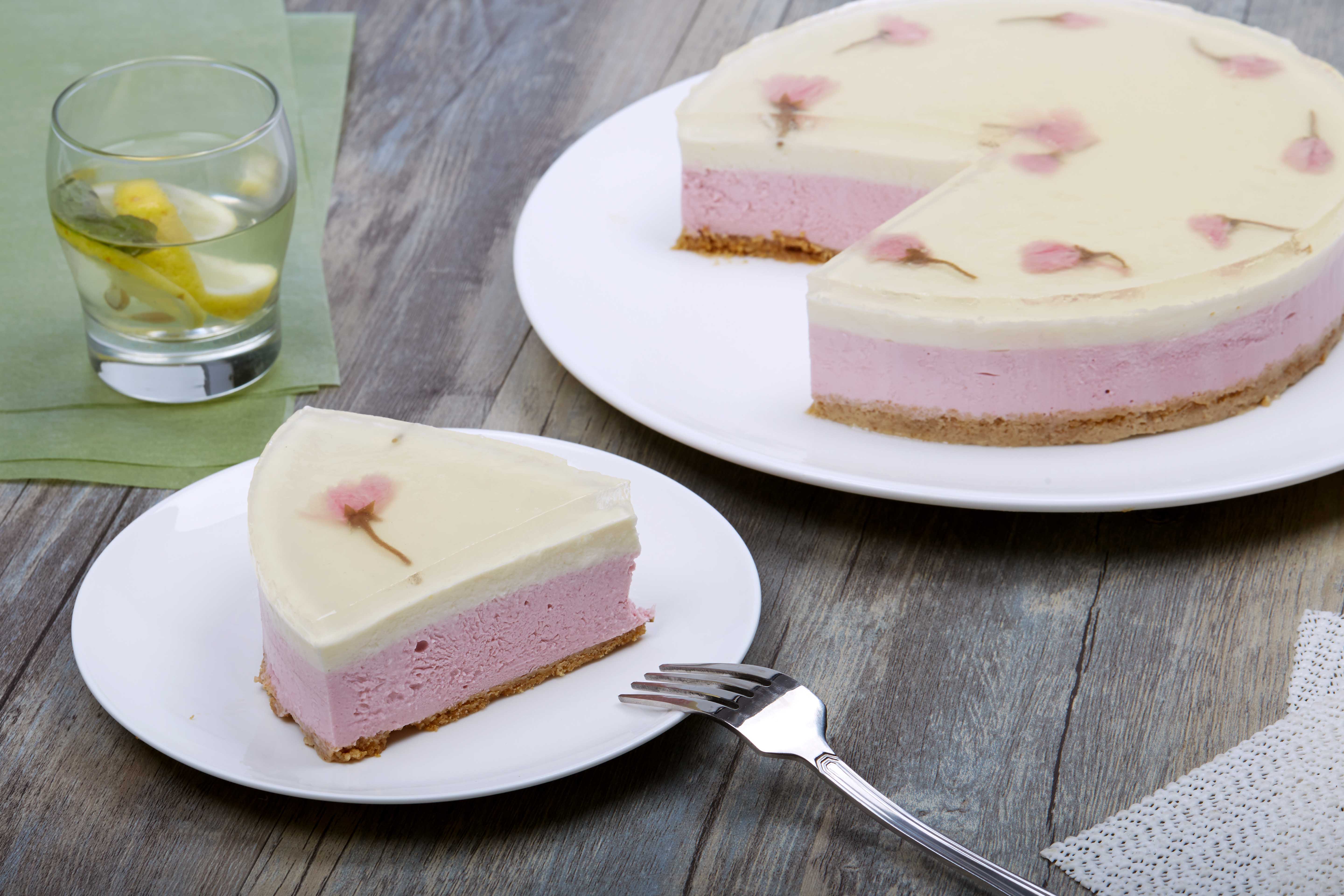 和风樱花覆盆子芝士蛋糕思薇手感烘焙限昆明