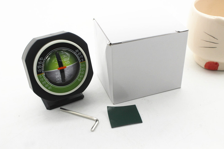 【汽车配饰】精品汽车游艇船越野户外用品坡斜度表坡斜度球坡度计斜度