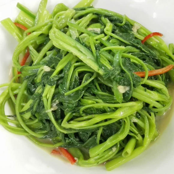 椒丝腐乳炒通菜