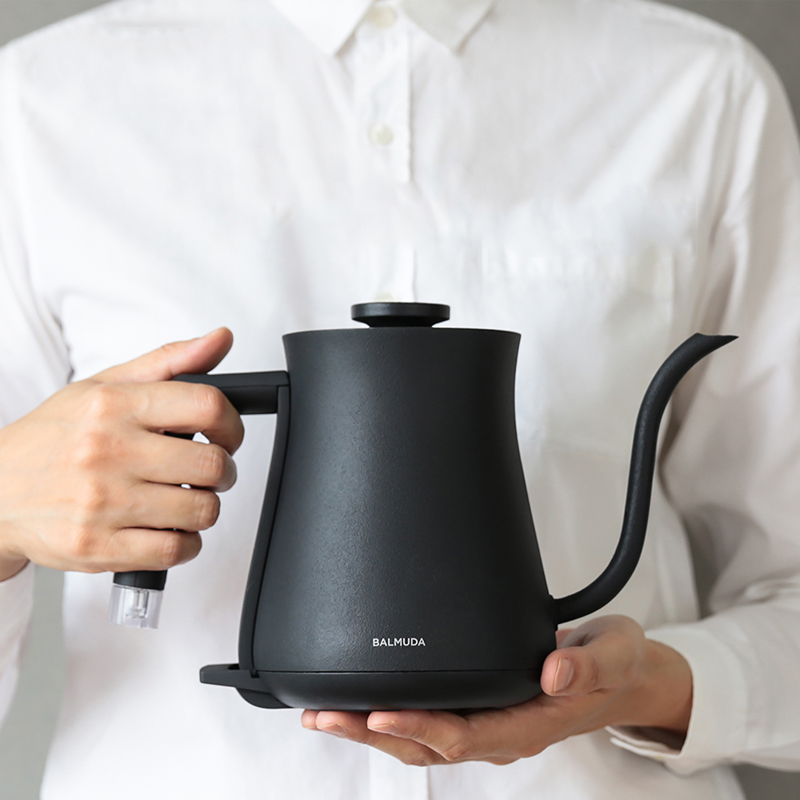 balmuda k02e巴慕达手冲咖啡壶专业细长嘴壶口尖嘴电热水壶不锈钢