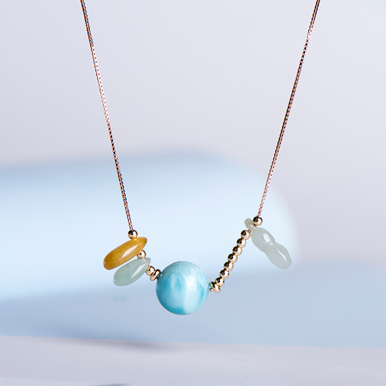 限量秒杀【健康周】海纹石项链,精致时尚,温婉动人,下单后3个工作日