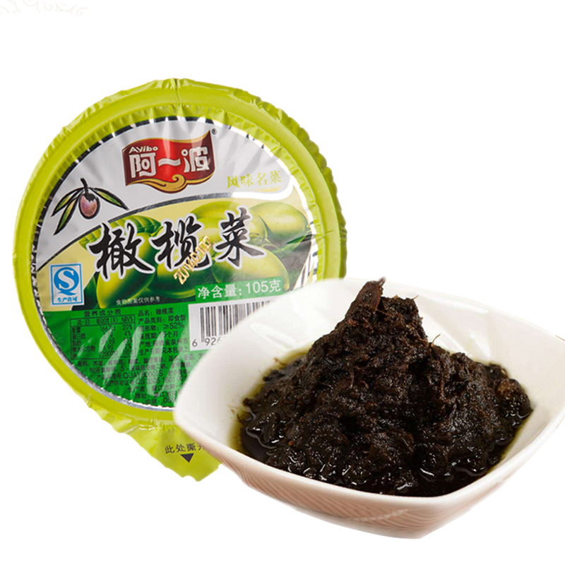 【食品】阿一波橄榄菜105g /盒