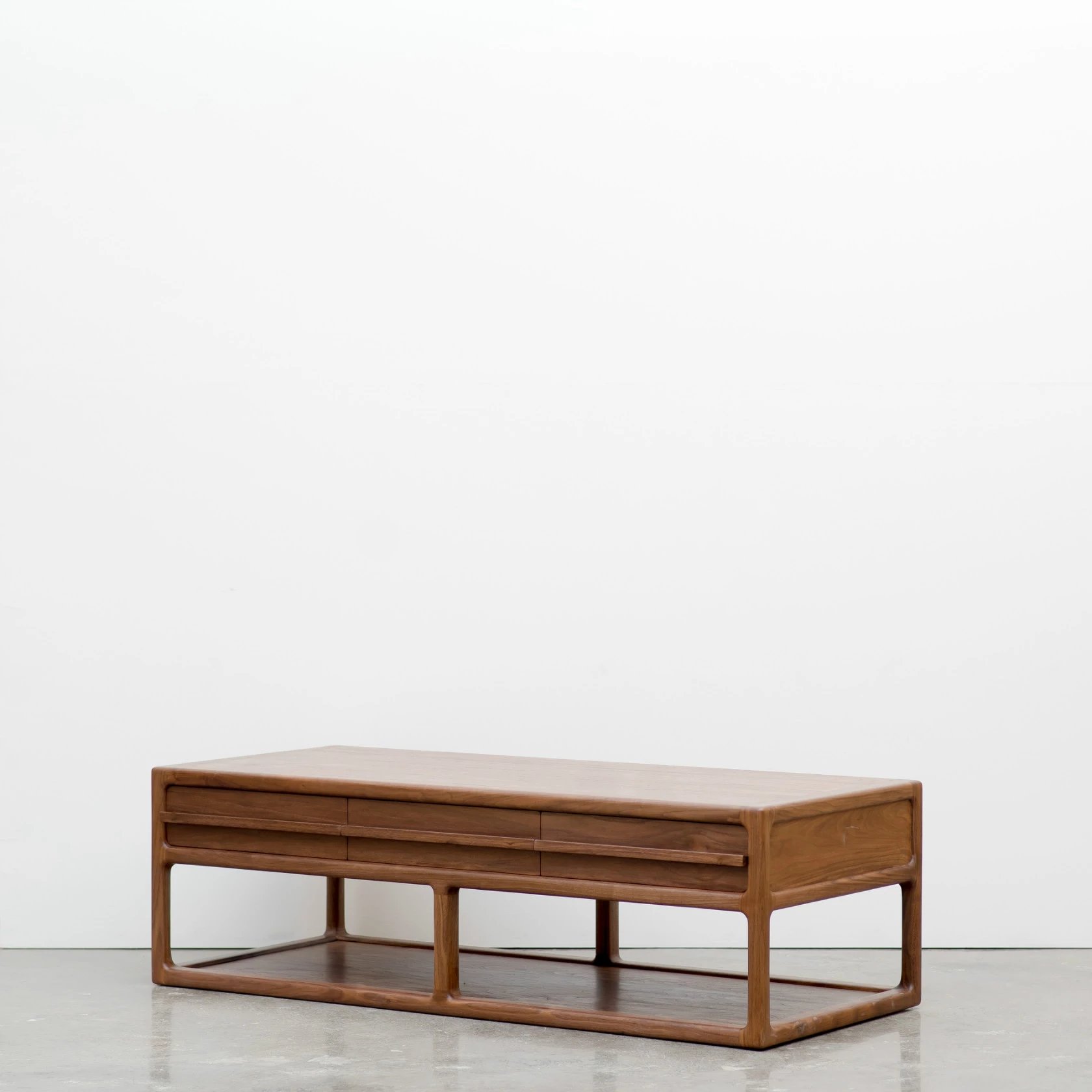 素元|凌空长茶几|抽屉茶几纯实木榫卯结构设计师品牌家具