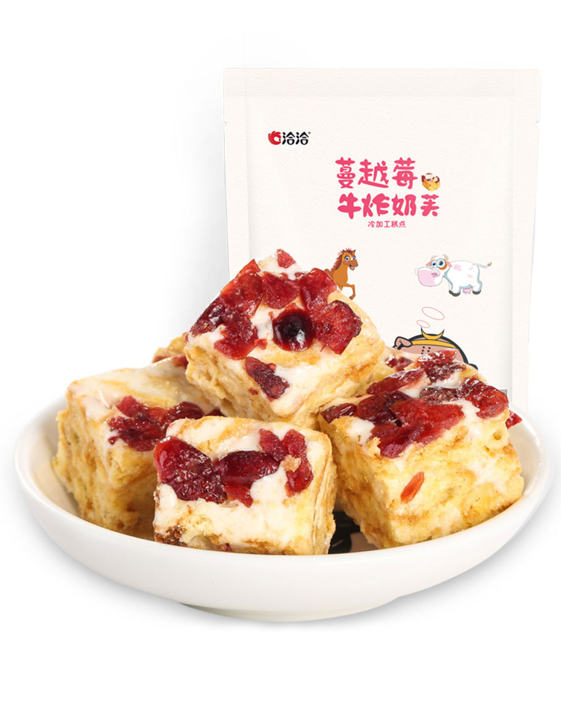 创新空间蔓越莓牛炸奶芙210g