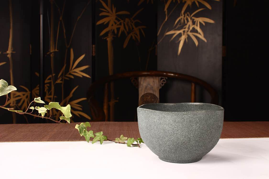 天然辉绿岩茶熏碗