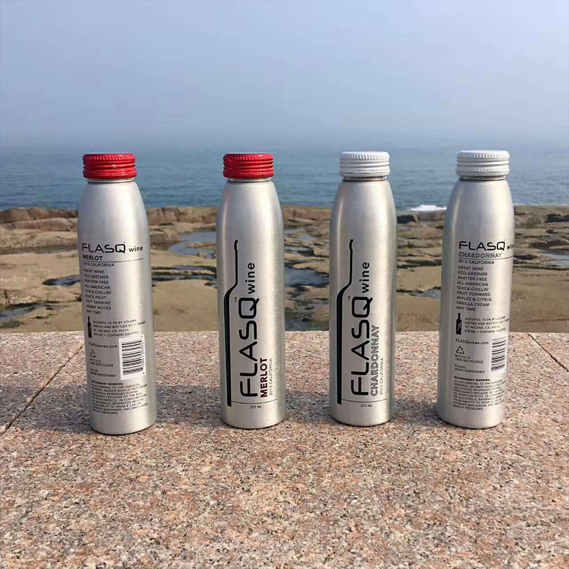 弗兰思祺FLASQ免醒酒红酒 干红干白铝罐四支