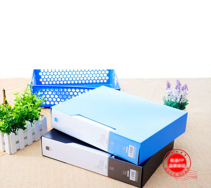 晨光文具 资料册 100页新锐派塑套文件册 adm95101