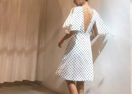 Atelier Miss Lu / Muriel-波点挖肩露背连身裙 商品图0