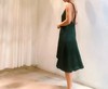Atelier Miss Lu/ Vanessa-墨绿交叉露背吊带裙 商品缩略图1