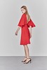 AtelierMissLu/ Myra- 红色挖肩露背连身裙 商品缩略图1