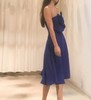 Atelier Miss Lu / Zona-宝蓝花朵装饰A字小礼服 商品缩略图4