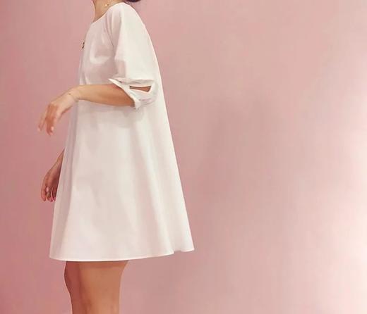 Atelier Miss Lu / Ariel-白色宽松连身裙 商品图3