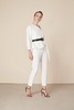 AtelierMissLu/ Nelly-白色修身九分裤 商品缩略图1