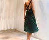 Atelier Miss Lu/ Vanessa-墨绿交叉露背吊带裙 商品缩略图4