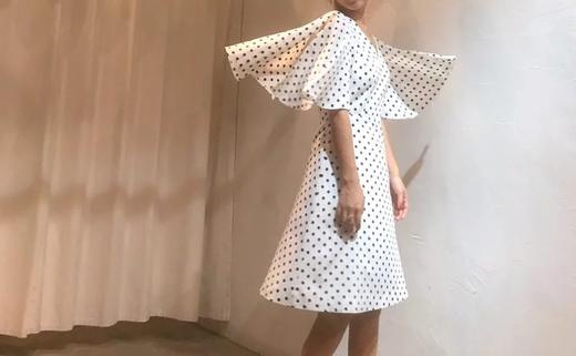 Atelier Miss Lu / Muriel-波点挖肩露背连身裙 商品图4