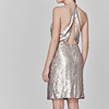 Atelier Miss Lu/ Mona-银色亮片露背小礼服 商品缩略图0