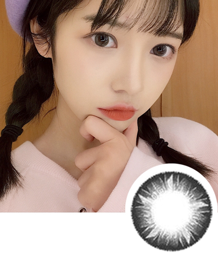 (一片装)purelens 非离子材质 冰透灰色 14.5mm - 桔子正品美瞳网