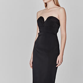 AtelierMissLu / Cary-黑色心形抹胸小礼服