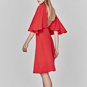 AtelierMissLu/ Myra- 红色挖肩露背连身裙