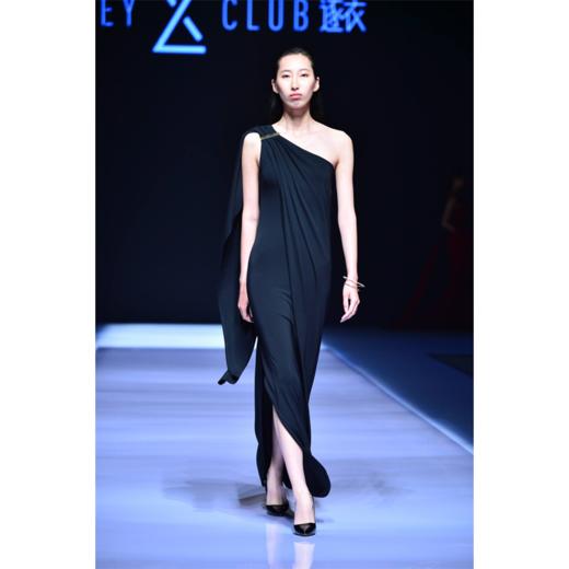 雅典娜单肩晚礼服 商品图5