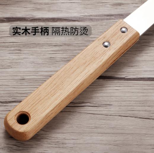 【铲勺】厨房木柄不锈钢锅铲不烫手炒菜铲子汤勺勺子漏铲粥勺漏勺厨具炊具 商品图4