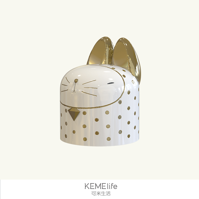 招财满仓系列-招财猫 可米生活 办公桌摆件家居饰品手工雕塑礼物