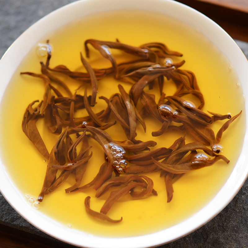 百花吟 云南滇红茶 浓香型凤庆古树红茶 特级蜜香大金芽金螺500克