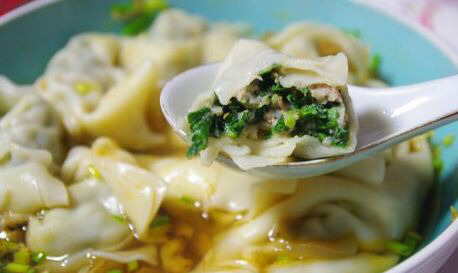 荠菜鲜肉大馄饨