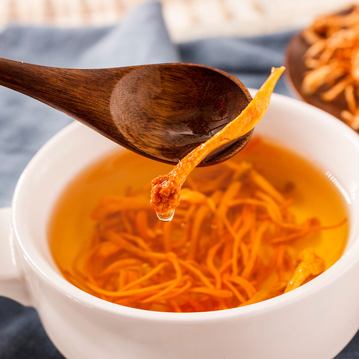 虫草花正品干货特级蛹虫草无硫金虫草长条非孢子头虫草花500g