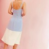 AtelierMissLu / Kay-水蓝拼色吊带裙 商品缩略图4